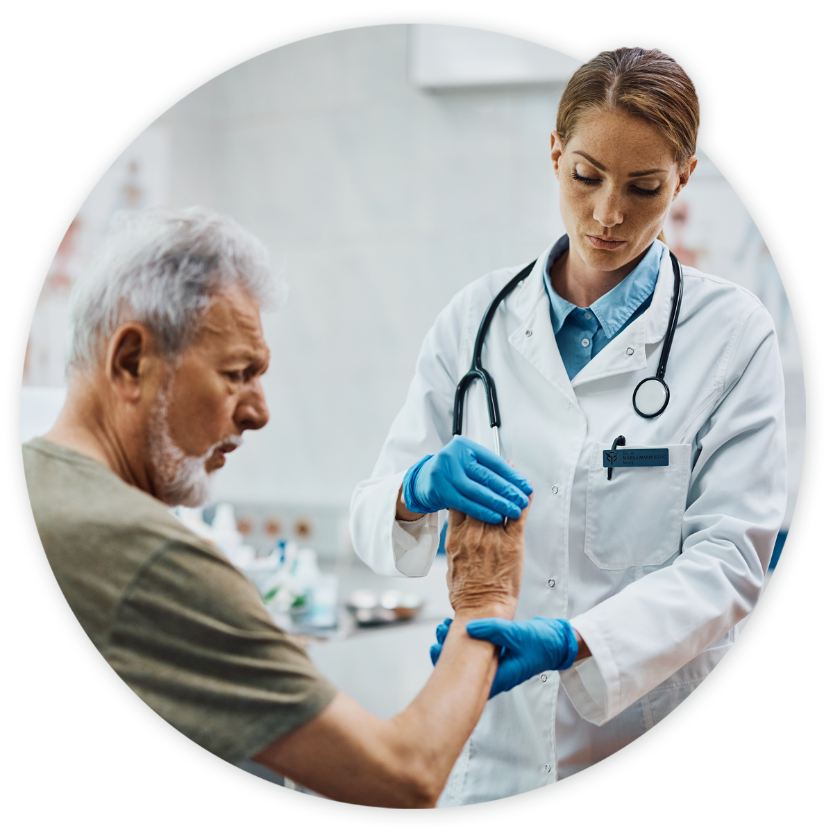 Rheumatology_banner Rheumatologist with male patient